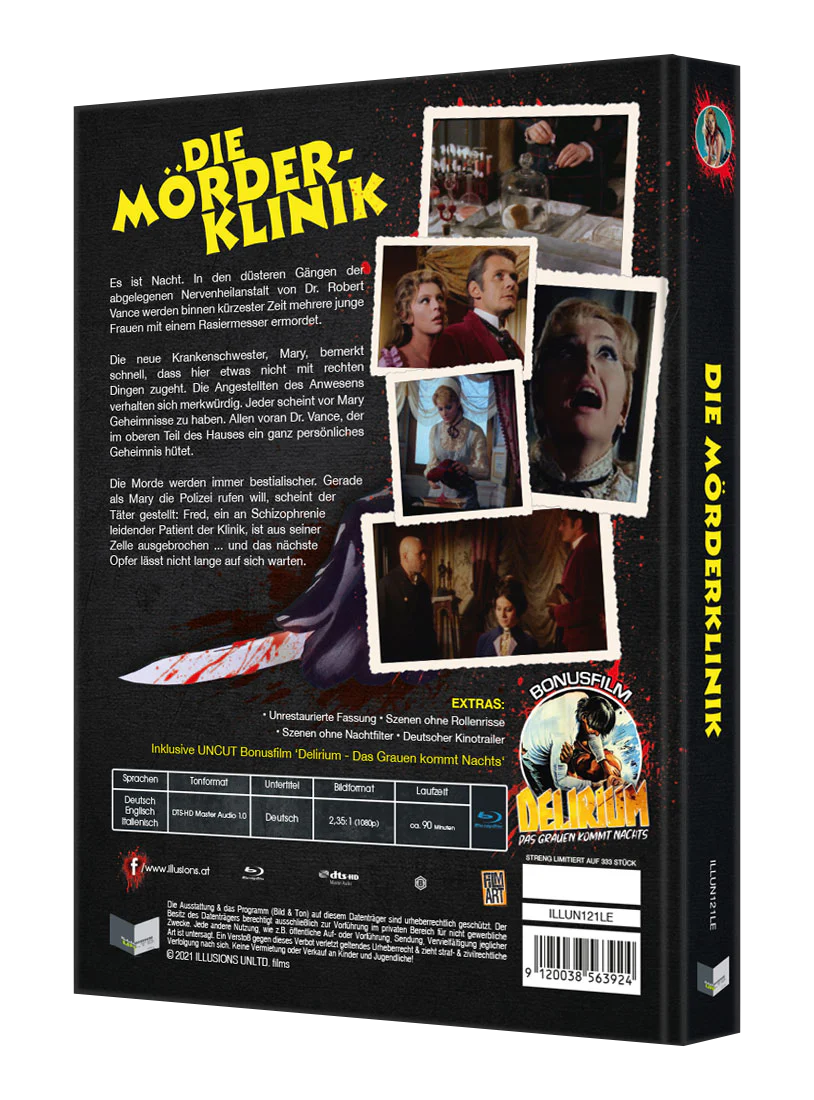 Die Mörderklinik - Limited 333 Mediabook - Image 2
