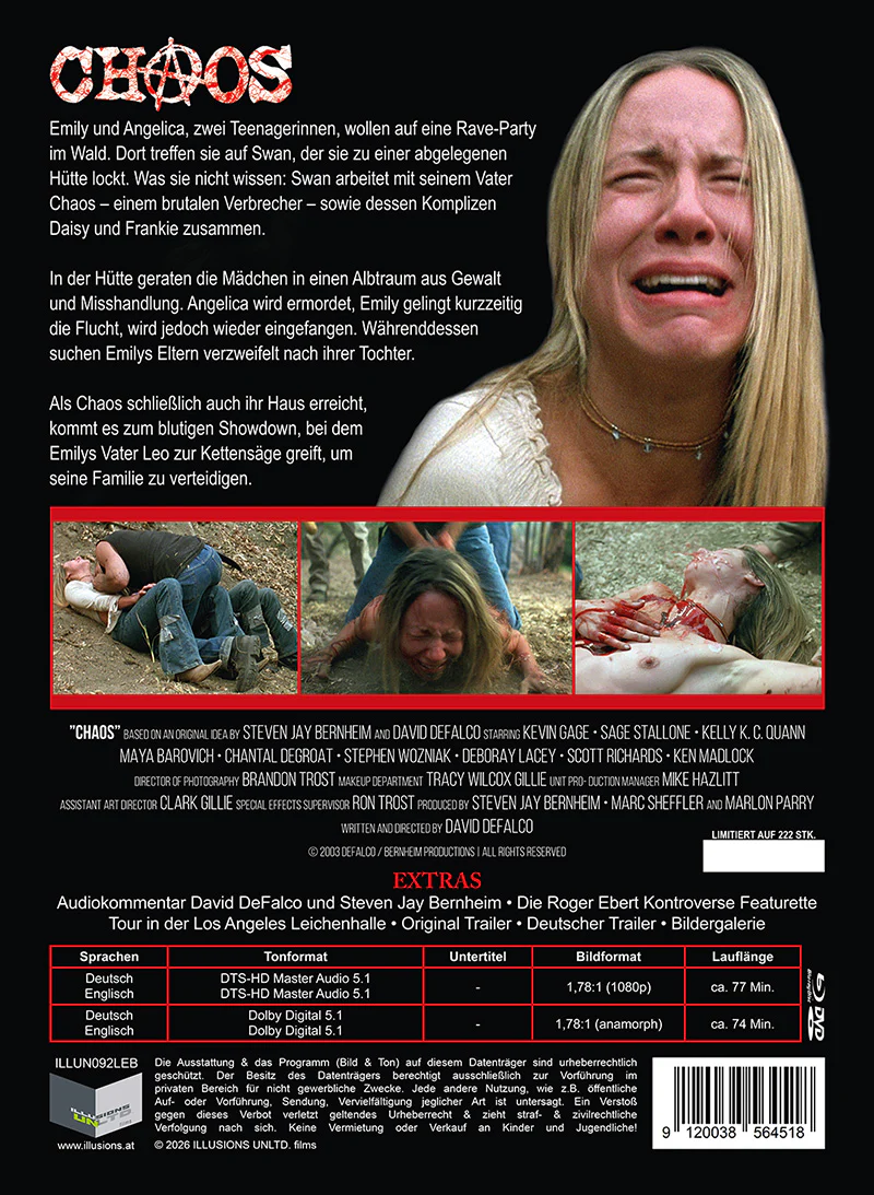 PRE-SALE: LAST HOUSE ON THE LEFT 2 - CHAOS RULES Limited (222) UNCUT MediaBook Cover B - RELEASE DATE: 8th May - Image 3