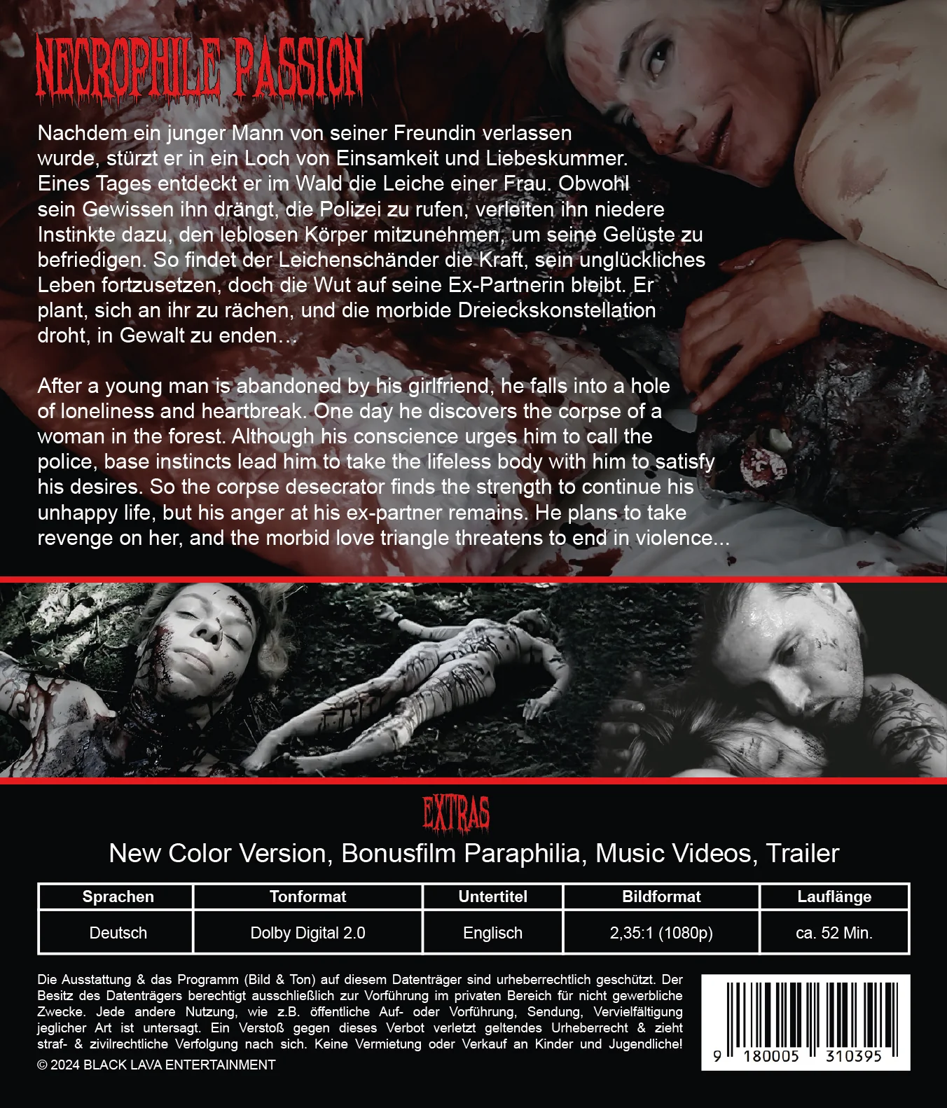 Necrophile Passion by Tom Heidenberg BLU RAY - Image 3