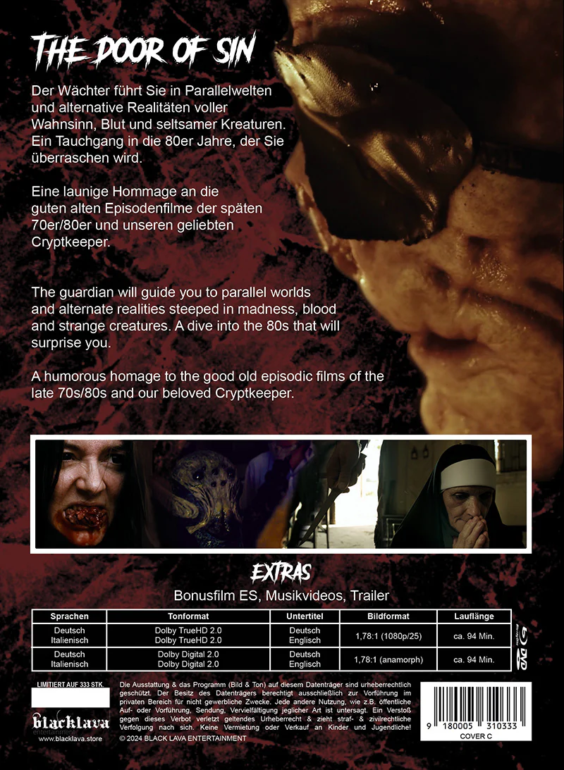 The Door of Sin - 2 Disc (BD+DVD) Mediabook (lim. 333) - COVER C - Winner of many international Awards!!! - Image 3