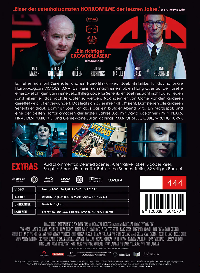 VICIOUS FUN - 2 Disc (DVD+BD) Limited (444) UNCUT Mediabook COVER A - Image 2