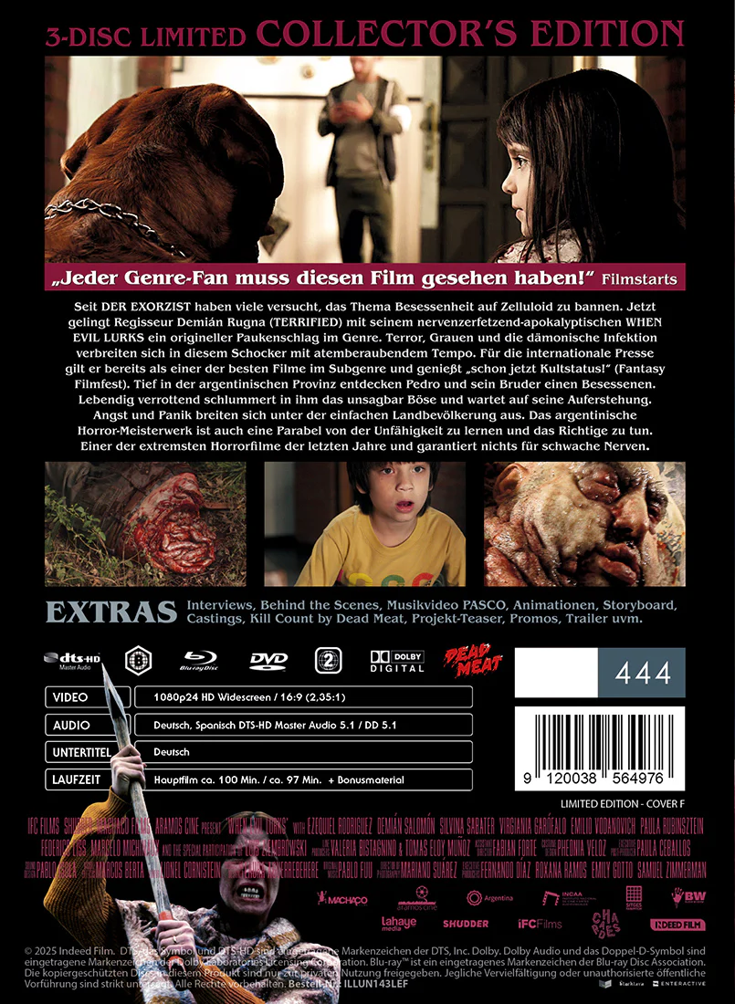 WHEN EVIL LURKS - 3-Disc (2 BD + DVD) Limited (444) UNCUT MediaBook - Cover F - Image 3
