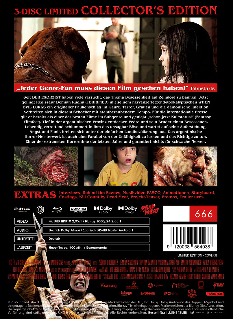 WHEN EVIL LURKS - 3-Disc (UHD + 2 BD) Limited (666) UNCUT MediaBook - Cover B - Image 2