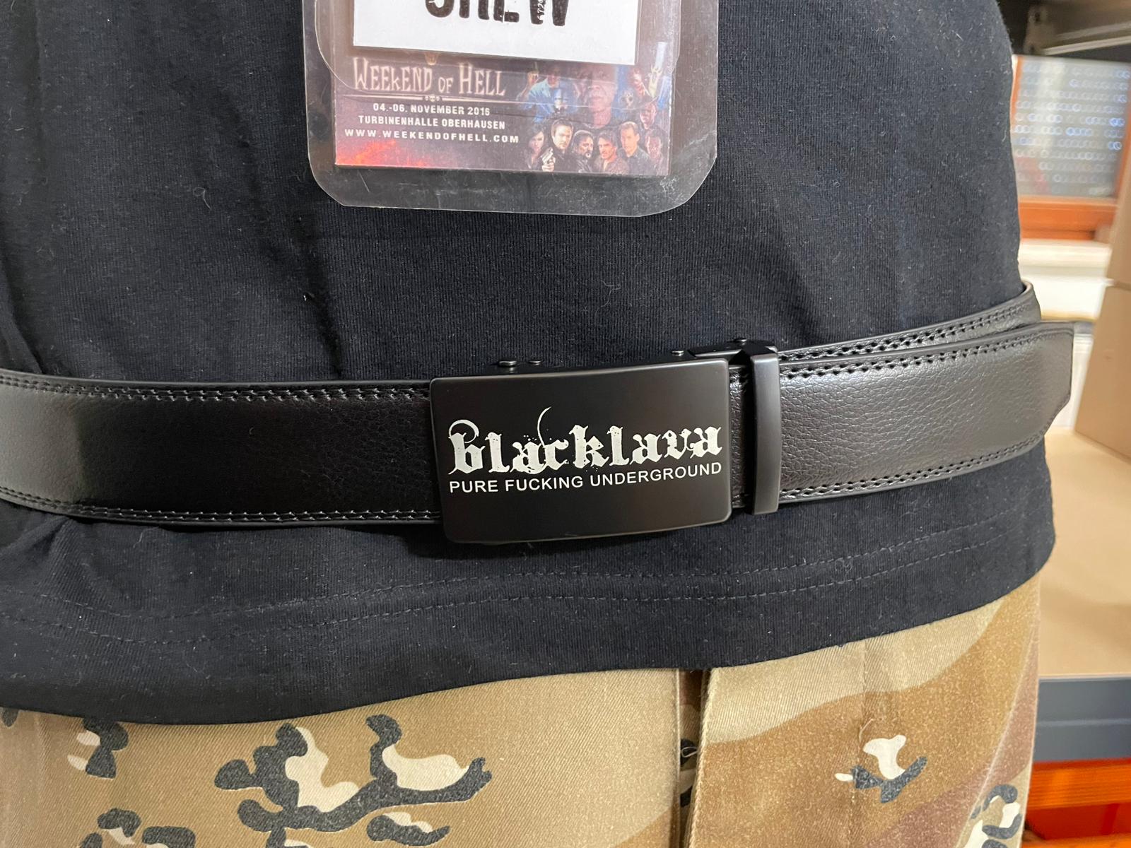 Pure fucking Underground Ledergürtel - Leather Belt - Image 8