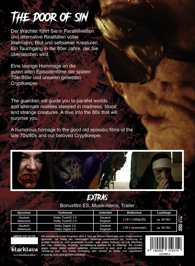 The Door of Sin - 2 Disc (BD+DVD) Mediabook (lim. 333) - COVER A - Winner of many international Awards!!! - Image 3